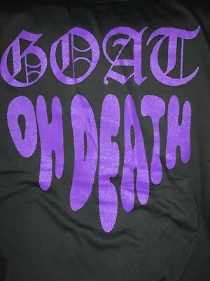 Buy Goat Oh Death New Black T-shirt Size Medium • 12.99£
