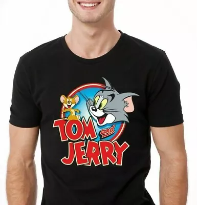 Buy Tom An Jerry T-shirt Cartoon Cat Mouse 80s 90s Fight Tv Movie Retro Tee Vintage • 9.99£