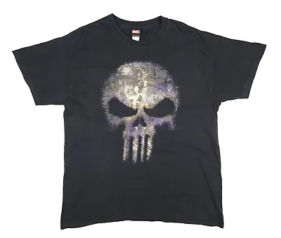 Buy Punisher Marvel 2011 T Shirt Graphic Frank Castle Black Mens Large • 12£