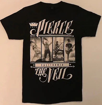 Buy PIERCE THE VEIL Collide With The Sky Junior Size XS Black T-Shirt • 9.36£