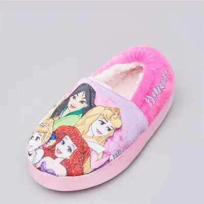 Buy Disney Girls Princess Slippers - Pink / C10 • 8.99£
