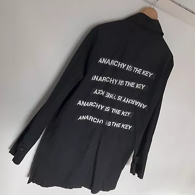 Buy SUPREME UNDERCOVER COLLAB “ANARCHY IS THE KEY” Black Long Coat.Used.Size Medium. • 349.99£