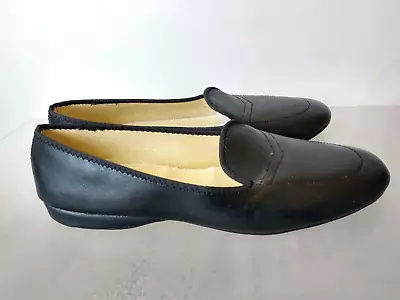 Buy Daniel Green Womens Slipper Sz 10 M Black Slip-on Loafer Style House Vtg Shoes • 16.06£