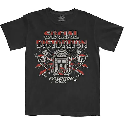 Buy Social Distortion Jukebox Skelly Official Tee T-Shirt Mens • 15.99£
