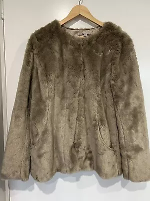 Buy Gap Faux Fur Jacket Size Large: Fully Lined - Tracked Shipping • 36.98£