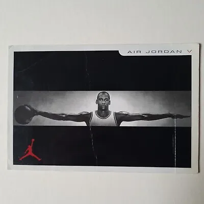 Buy VINTAGE NIKE Air Jordan 5 V Retro Card Wings Michael Jordan Basketball Merch • 6.99£