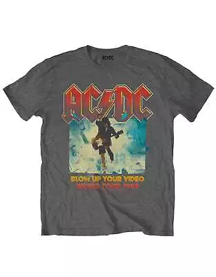Buy AC/DC Kids Blow Up Your Video Charcoal T Shirt • 13.49£