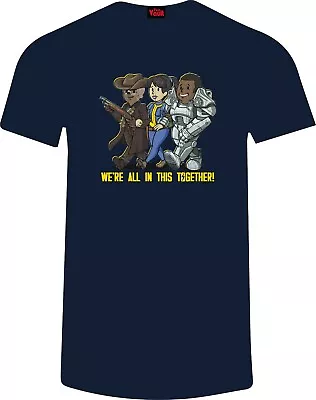 Buy We're In This Together Tee - Fallout Vault-tec Vault Boy Lucy The Ghoul Maximus • 16.99£