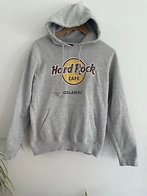 Buy Hard Rock Cafe Orlando Hoodie  Grey Pullover Vintage Y2K, Size M • 17.99£