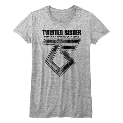 Buy Twisted Sister You Can't Stop Rock N Roll Women's T Shirt Heavy Metal Band Merch • 28.87£
