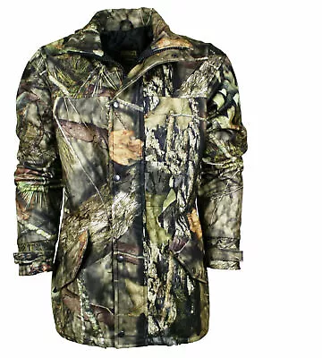 Buy Mossy Oak Breakup Country Camo Jacket Military Hunting Shooting Adult Long • 41.36£