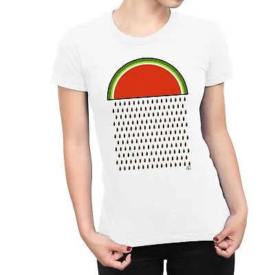Buy 1Tee Womens Watermelon Raining T-Shirt • 7.99£