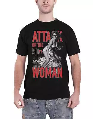 Buy Attack Of The 50ft Woman T Shirt New Official Vintage Horror Mens Black • 15.95£