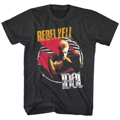 Buy Billy Idol - Rebel Yell - Short Sleeve - Heather - Adult - T-Shirt • 83.58£