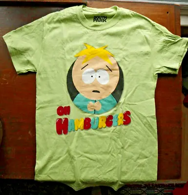 Buy SOUTH PARK - Butters  Oh Hamburgers  Green Small T-SHIRT • 17.50£