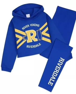 Buy Riverdale 11-12 Clothes For Girls, Crop Hoodie & Leggings Set River Vixens • 6£