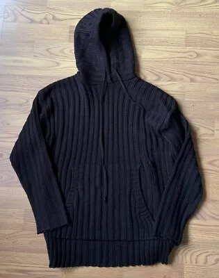 Buy Boohoo Womens Black Knitted Long Sleeved Hoodie Size S • 3.99£