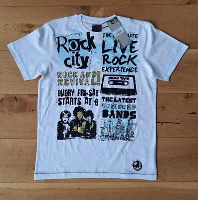 Buy Rock N Roll Jimi Hendrix Retro 80s Unisex Adult S-XXL White T-Shirt NEW OTHER • 7.95£