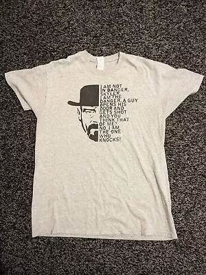 Buy Breaking Bad T-Shirt Walter White I Am The Danger Gray T-shirt  • 5£