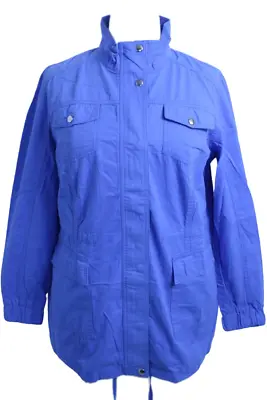 Buy Women's Jacket Blue Sheego Between-Seasons Parka Windbreaker Plus Size Autumn • 35.50£