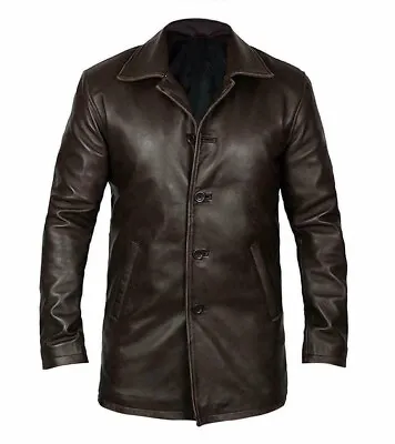 Buy Dean Winchester Real Leather Men Coat Supernatural Jensen Ackles Vintage Jacket • 120.12£