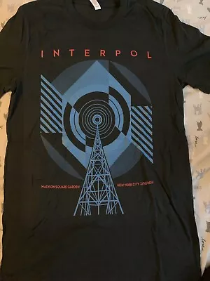 Buy Interpol Official Tour T Shirt Madison Square Garden Msg Nyc Marauder Banks Med • 94.78£