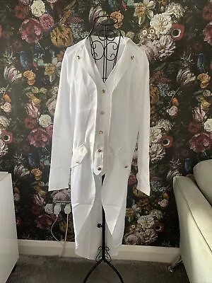 Buy Men Fancy Dress Steampunk Vintage Tailcoat Jacket Gothic Victorian New , Small • 6£