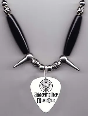 Buy Jagermeister Music Tour White Guitar Pick Necklace - 2006 Tour • 11.56£