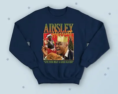 Buy Ainsley Harriott Christmas Jumper Sweater Funny Cooking TV Icon Legend Turkey • 25.99£