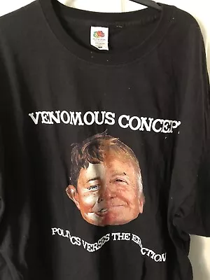 Buy Venomous Concept T-Shirt L Politics And The Erection Brutal Truth Napalm Death • 14.99£