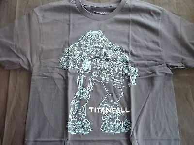 Buy TitanFall Atlas Outline Navy  Men's Size L  Licensed T-shirt • 8.17£