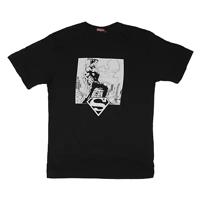 Buy SUPERMAN Mens T-Shirt Black 4XL • 9.99£