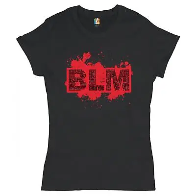 Buy BLM Victim Names T-Shrit Black Lives Matter Anti Police Brutality Women's Tee • 26.98£
