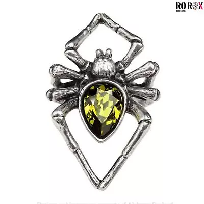 Buy Alchemy England Emerald Venom Spider Deadly Predator Gothic Jewellery • 30.59£