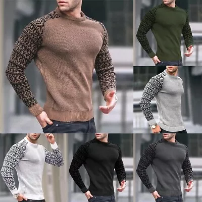Buy Top Mens Regular Slim Fit T-Shirt Thermal Undershirt Activewear Crew Neck • 14.42£