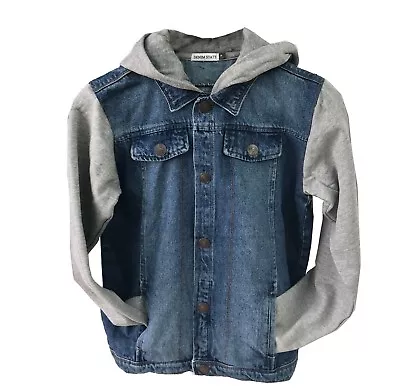 Buy Kids Boys Girls Jacket Designer Denim Style New Fashion Jean Hoodie Coat 3-14 Yr • 11.95£
