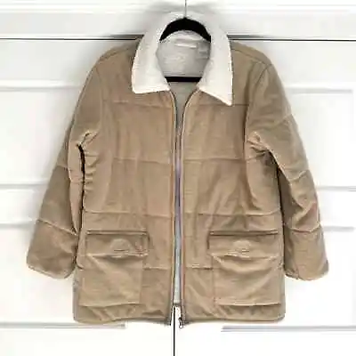 Buy Liz Claiborne Fleece Sherpa Jacket, Size Medium Petite • 37.47£