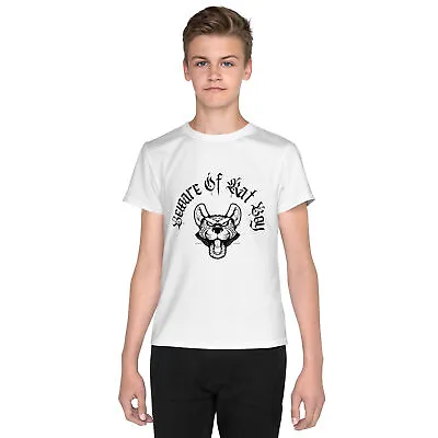 Buy Beware Of Rat Boy Funny Youth Crew Neck T-shirt • 24.29£