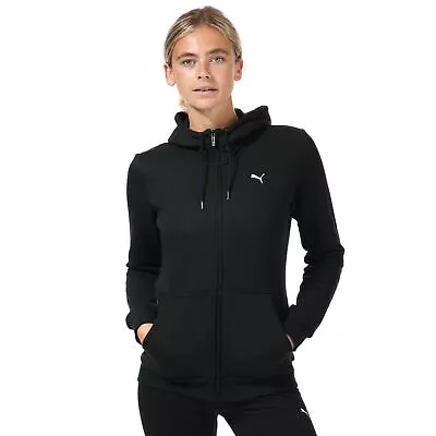 Buy Women's Puma Essentials Full Zip Hoodie Jacket In Black • 24.99£