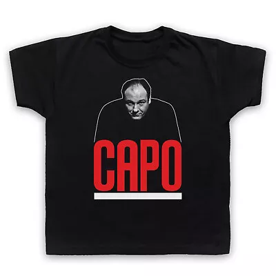 Buy Tony Soprano Capo Unofficial The Sopranos Mafia Tv Show Kids Childs T-shirt • 16.99£