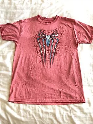 Buy THE AMAZING SPIDERMAN 2 Red T-shirt LARGE 40” Chest • 9.91£