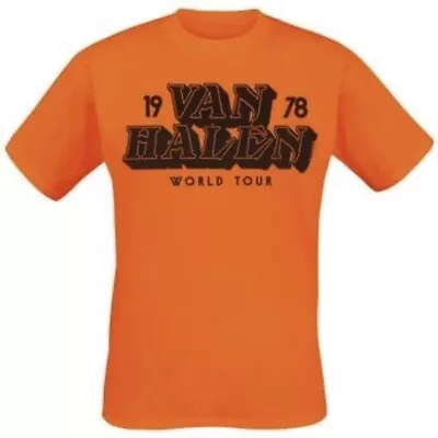 Buy Van Halen 1984 Orange World Tour T-Shirt - XL • 6.50£
