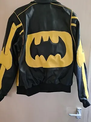 Buy Batman Leather Look Jacket Brand New Size 30 Inch Chest Ideal For A Child • 10£