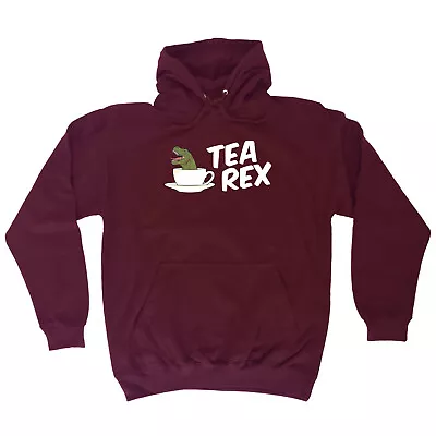 Buy Tea Rex - Novelty Mens Womens Clothing Funny Gift Hoodies Hoodie • 22.95£