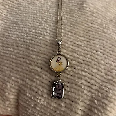 Buy Beauty And The Beast Disney Necklace Pendant Jewellery Belle Once Upon A Time  • 3£