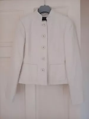 Buy Womens Principles Petite Collection Cream Jacket Size 10 • 0.99£