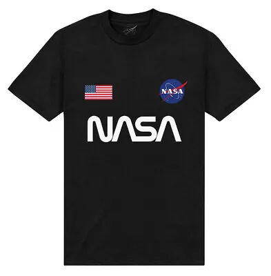 Buy Official Nasa Logo Black Mens Tee T Shirt All Sizes • 19.95£