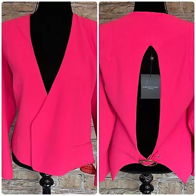 Buy Forever Unique ‘Vanity’ Hot Pink Cut Out Blazer Jacket. UK 8 (EU 36). NEW • 28£