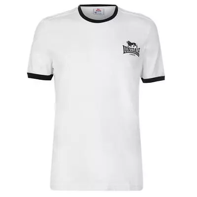 Buy Lonsdale Mens Contrasting Trim Ringer T-Shirt - 50% OFF !!! SALE !!! • 8.50£
