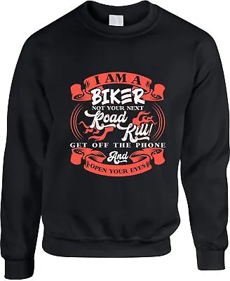Buy I'm A Biker Not Your Next Road Bikers Jumper Racers Riders Racers Birthday Top • 21.99£